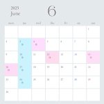 6月の営業予定
